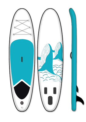 Double Wall Pvc Inflatable Fishing Paddle Board Wear Resistance